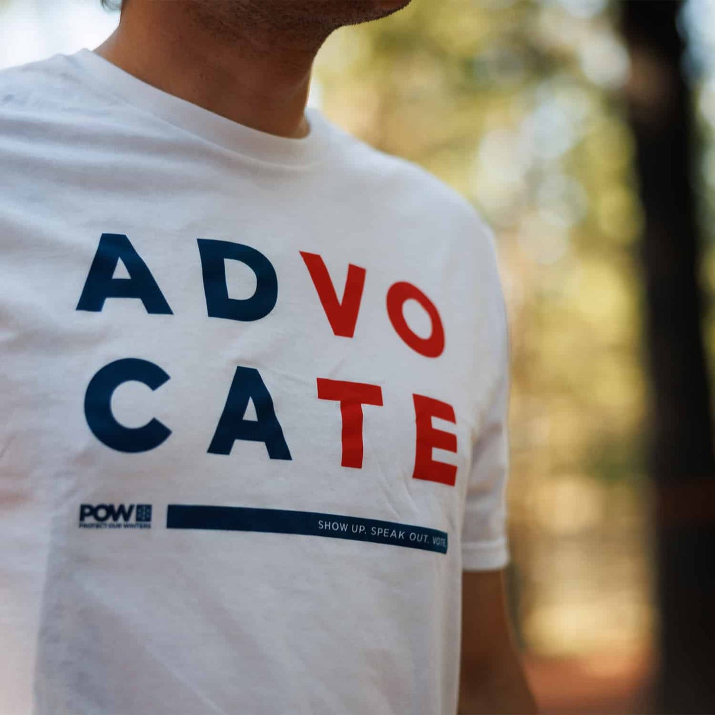 POW AdVOcaTE Tee - White