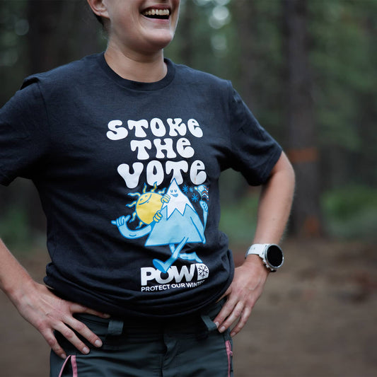 POW Hannah Eddy "Stoke The Vote" Tee - Black