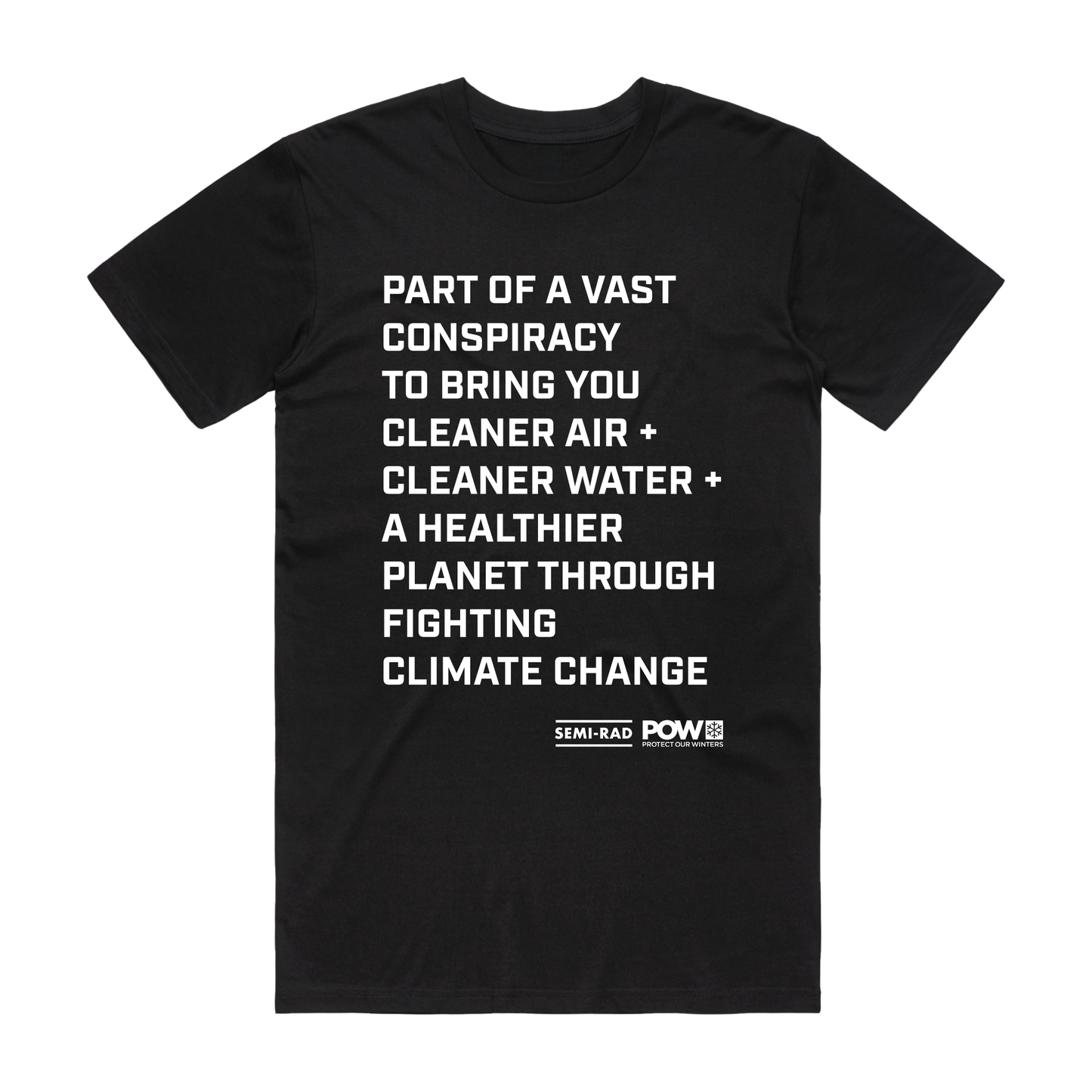 POW Vast Conspiracy Tee - Black