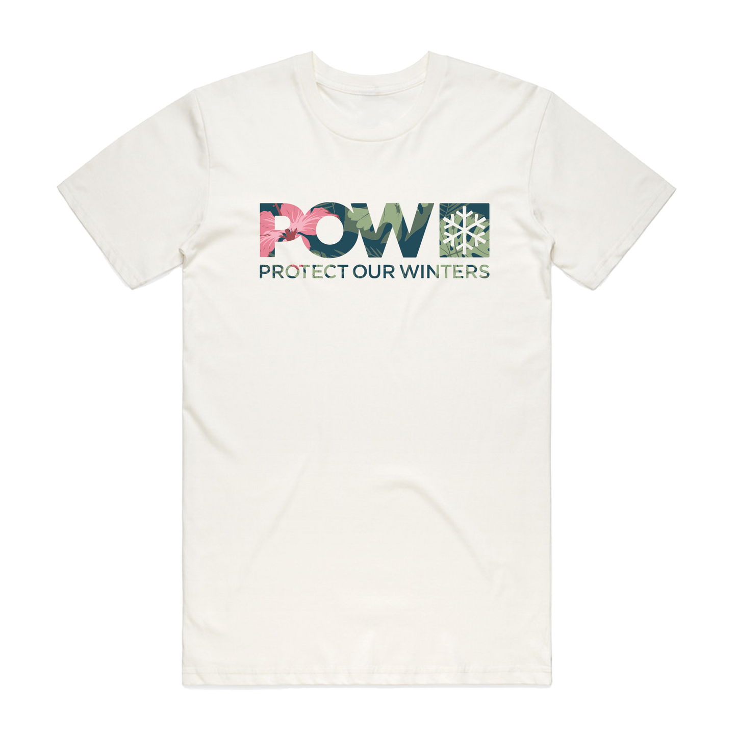 POW Logo Tee - Floral
