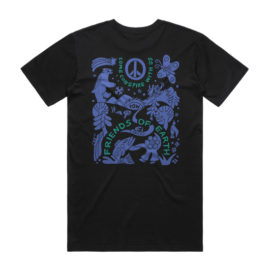 Friends of Earth Tee by Eliza Carver