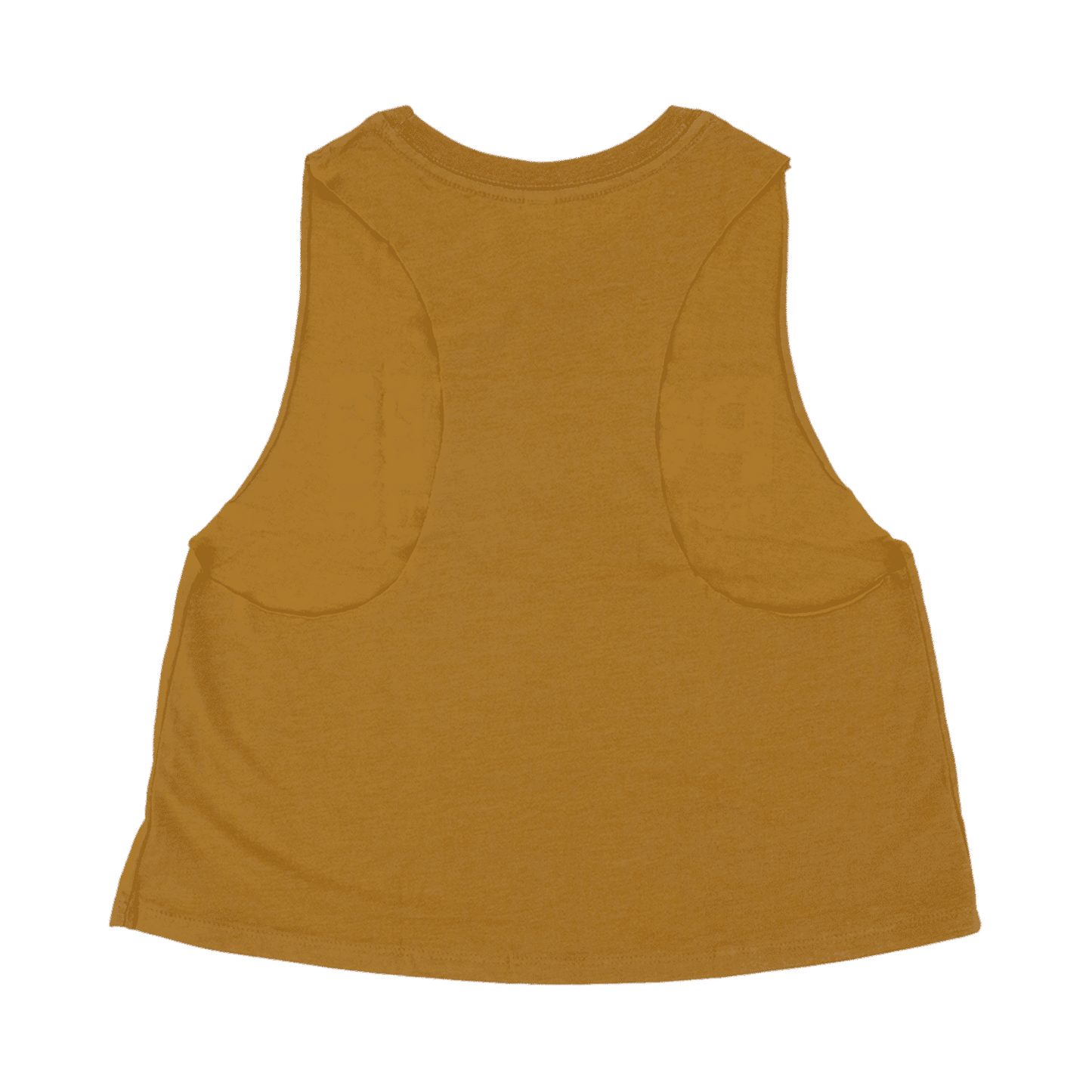 POW Stacked Logo Racerback Cropped Tank