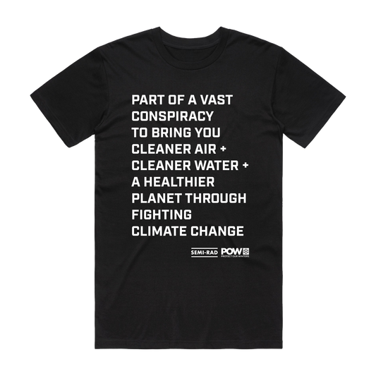 POW Vast Conspiracy Tee - Black