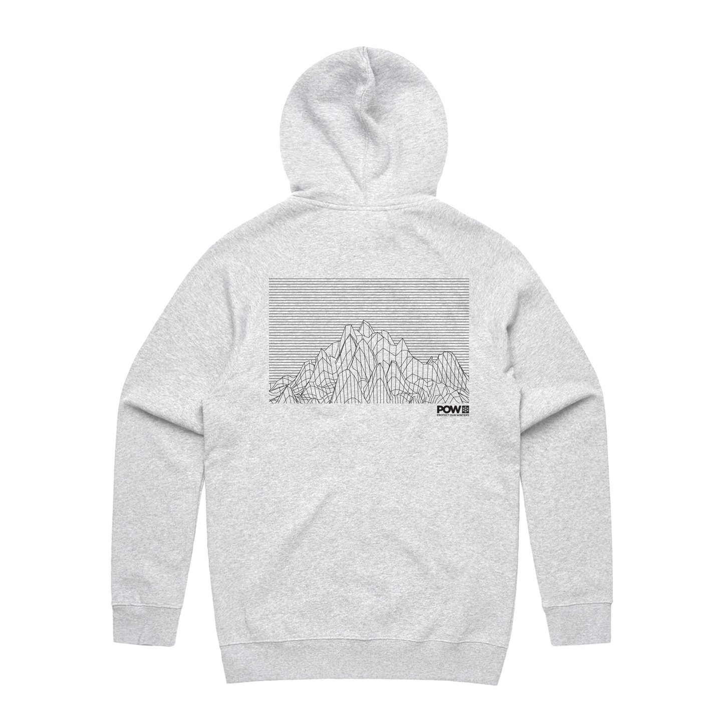 POW Division Zip Hoodie - Gray