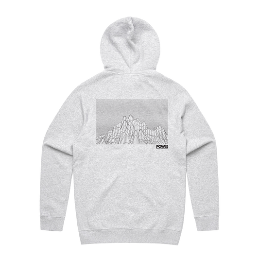 POW Division Zip Hoodie - Gray