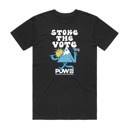 POW Hannah Eddy "Stoke The Vote" Tee - Black
